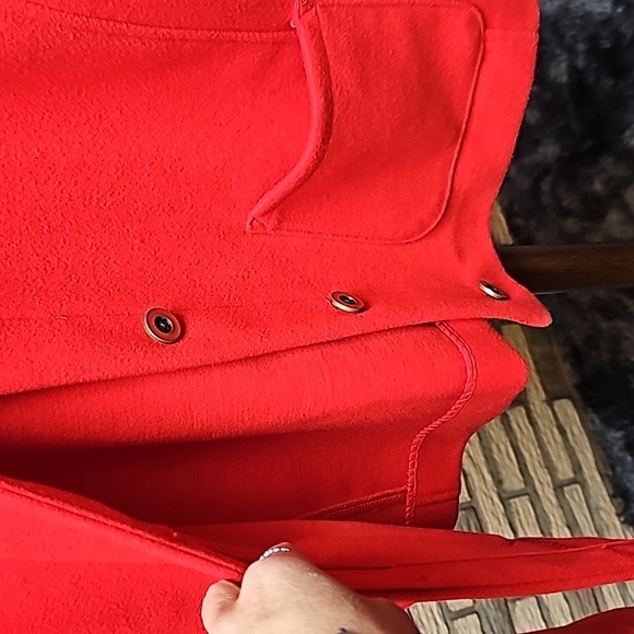 Croft & Barrow Ladies Jacket Sz L Red Button Up - Picture 4 of 11